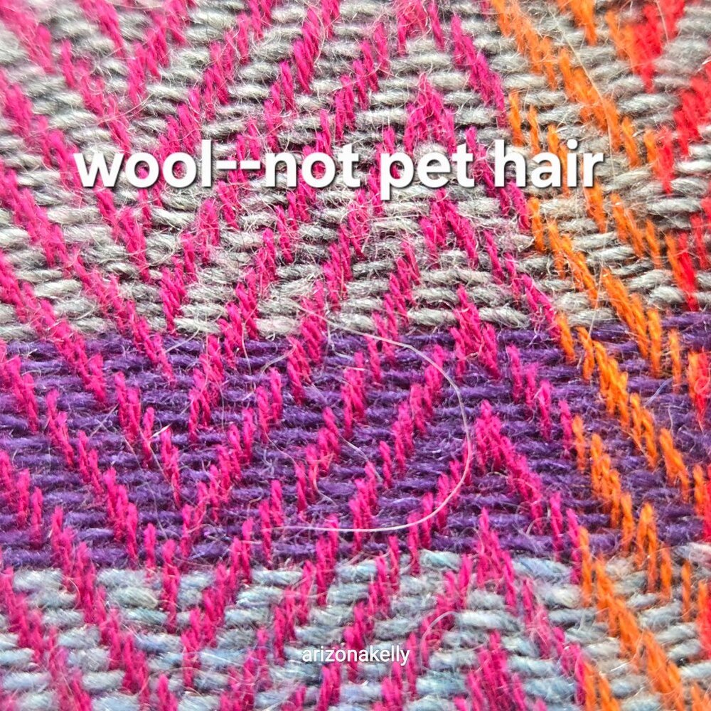 Merino Wool + Cashmere Colorful Herringbone Scarf Ahujasons - Picture 6 of 11